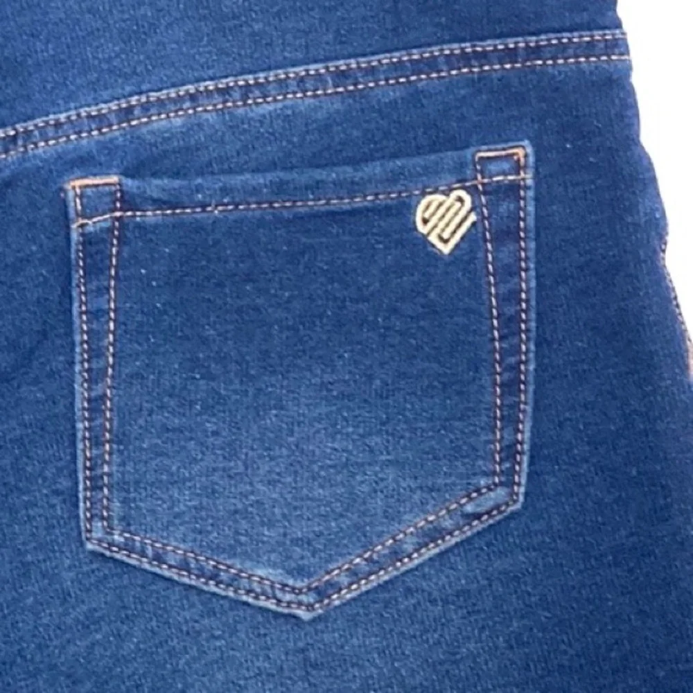 Justice Girls Distressed Pull-On Denim Cut-Off Shorts